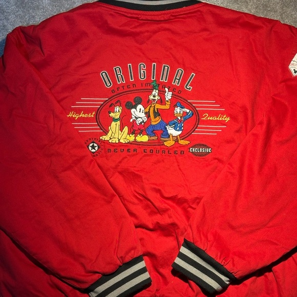 Disney Red Mickey Mouse Bomber Jacket - Picture 3 of 11